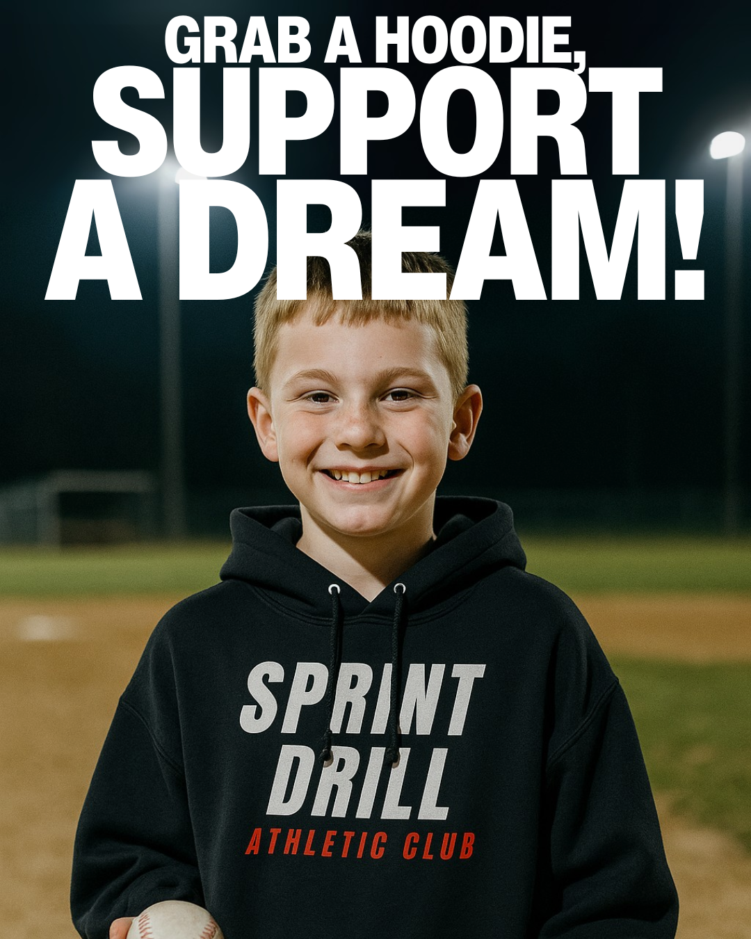 SPRINT DRILL Youth Team Hoodie